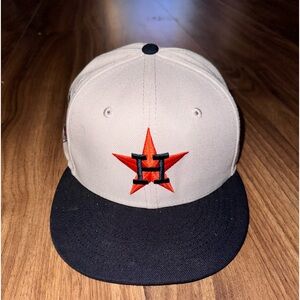Houston Astros Silver Anniversary fitted hat